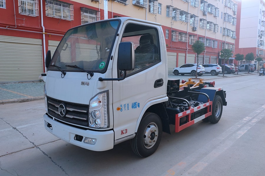 忻州凯马国六勾臂4立方垃圾车