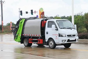 郴州东风途逸蓝牌压缩式垃圾车