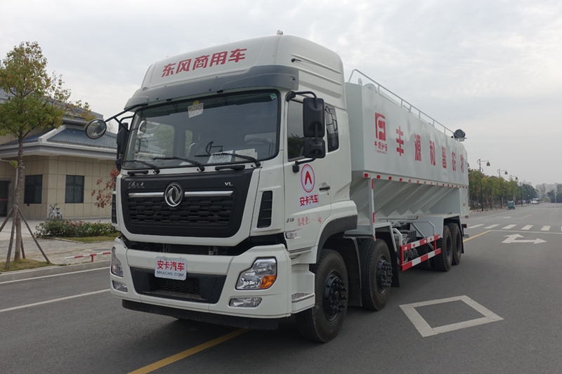 东风天龙20吨散装饲料运输车